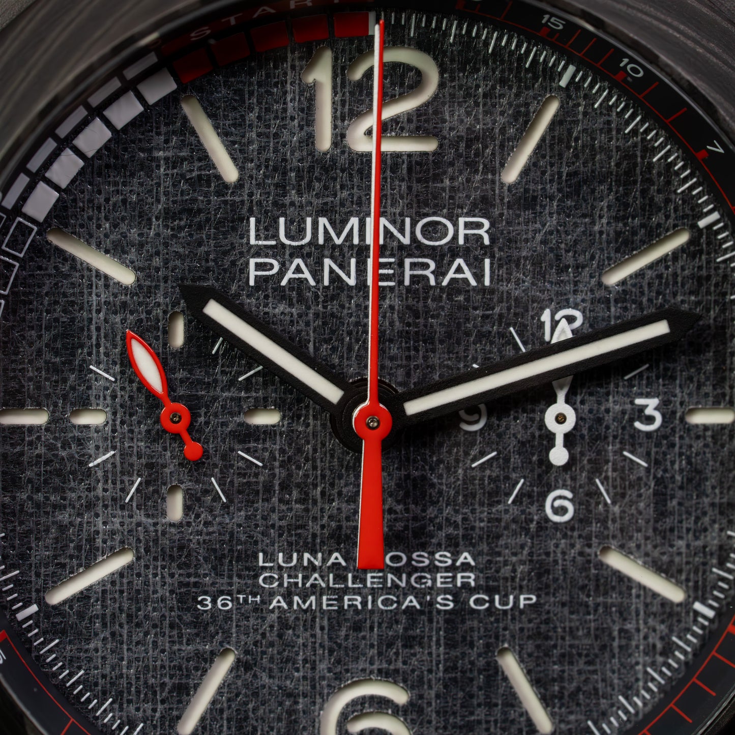 Panerai Luminor Luna Rosa Regatta Carbotech PAM01038