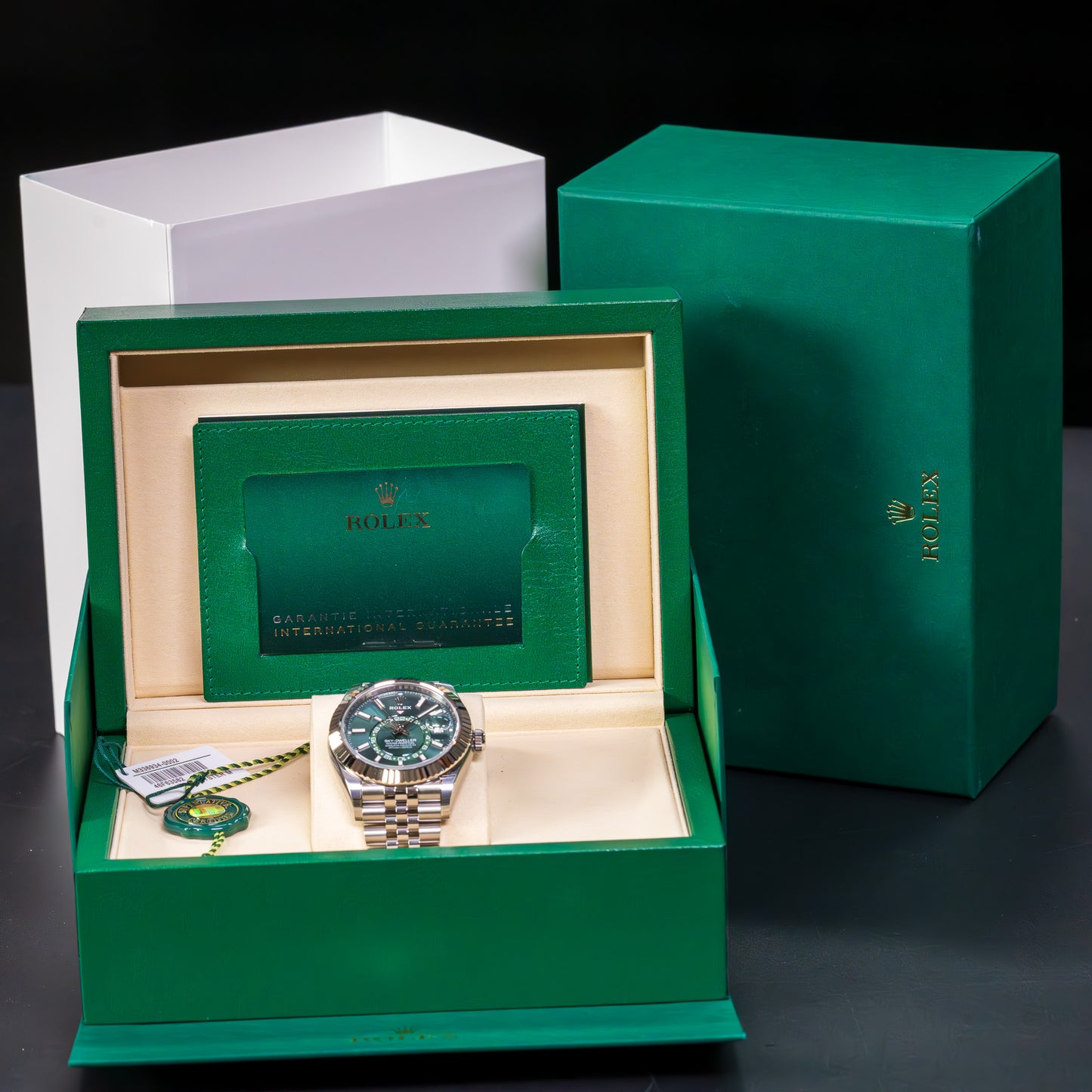 Rolex Skydweller Green Jubliee 336934