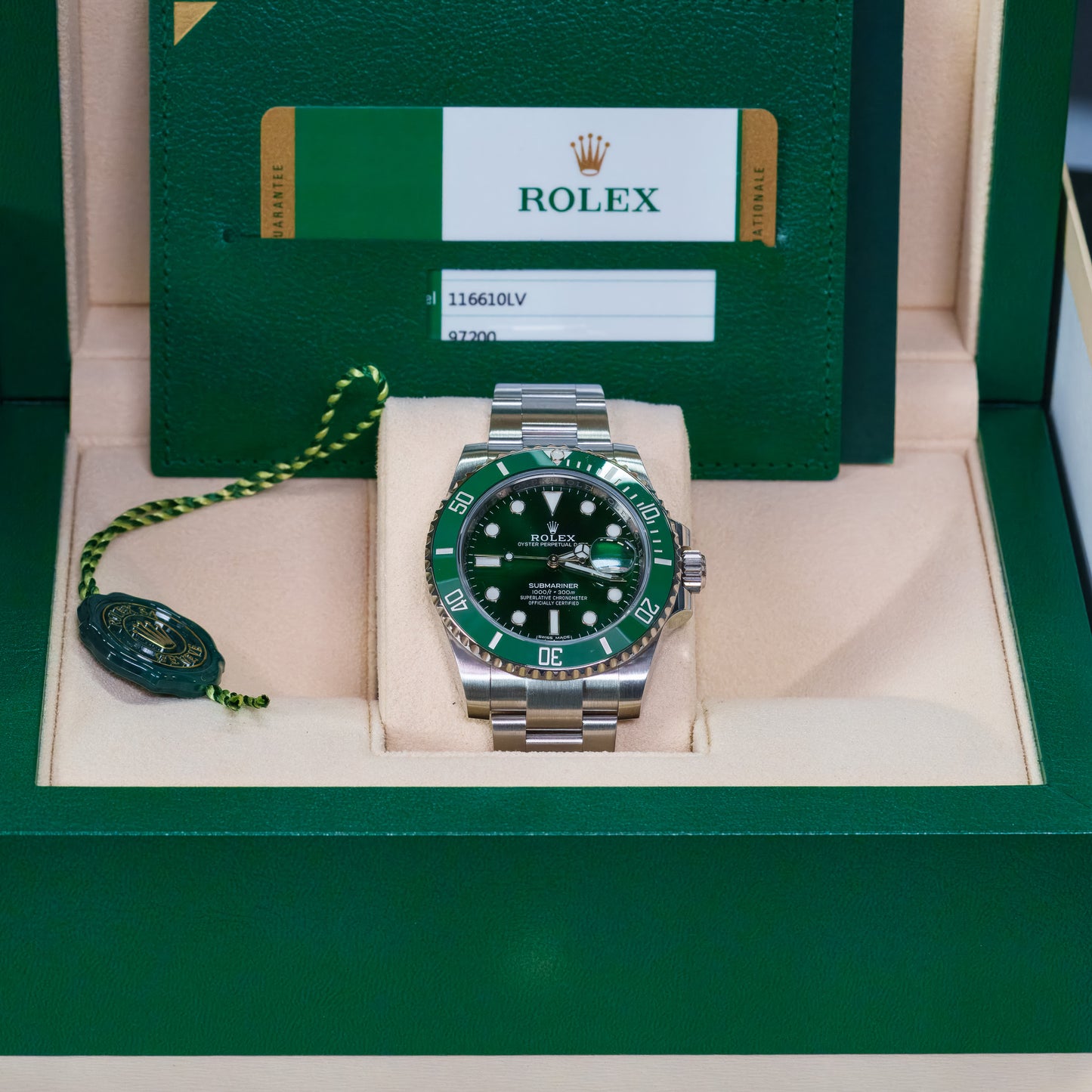 Rolex Submariner "Hulk" Green Dial - 116610LV