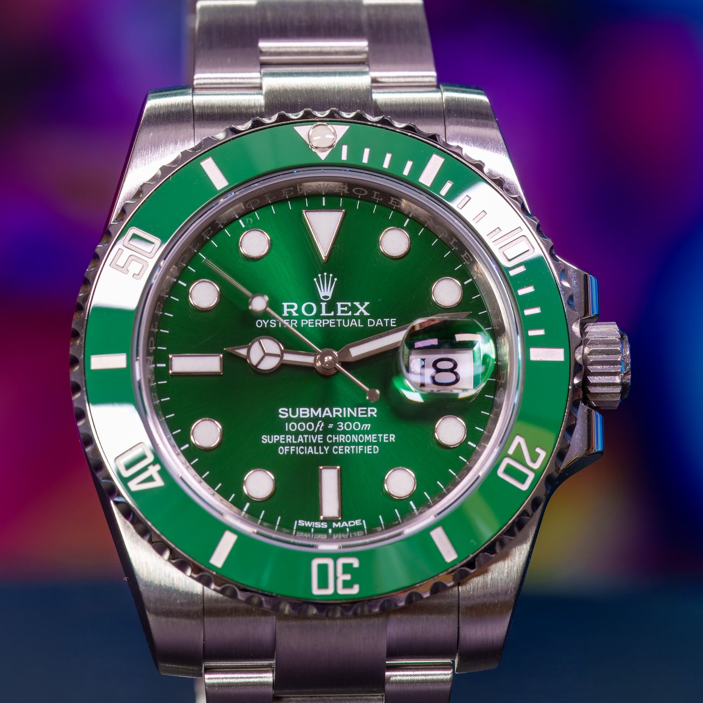 Rolex Submariner "Hulk" Green Dial - 116610LV