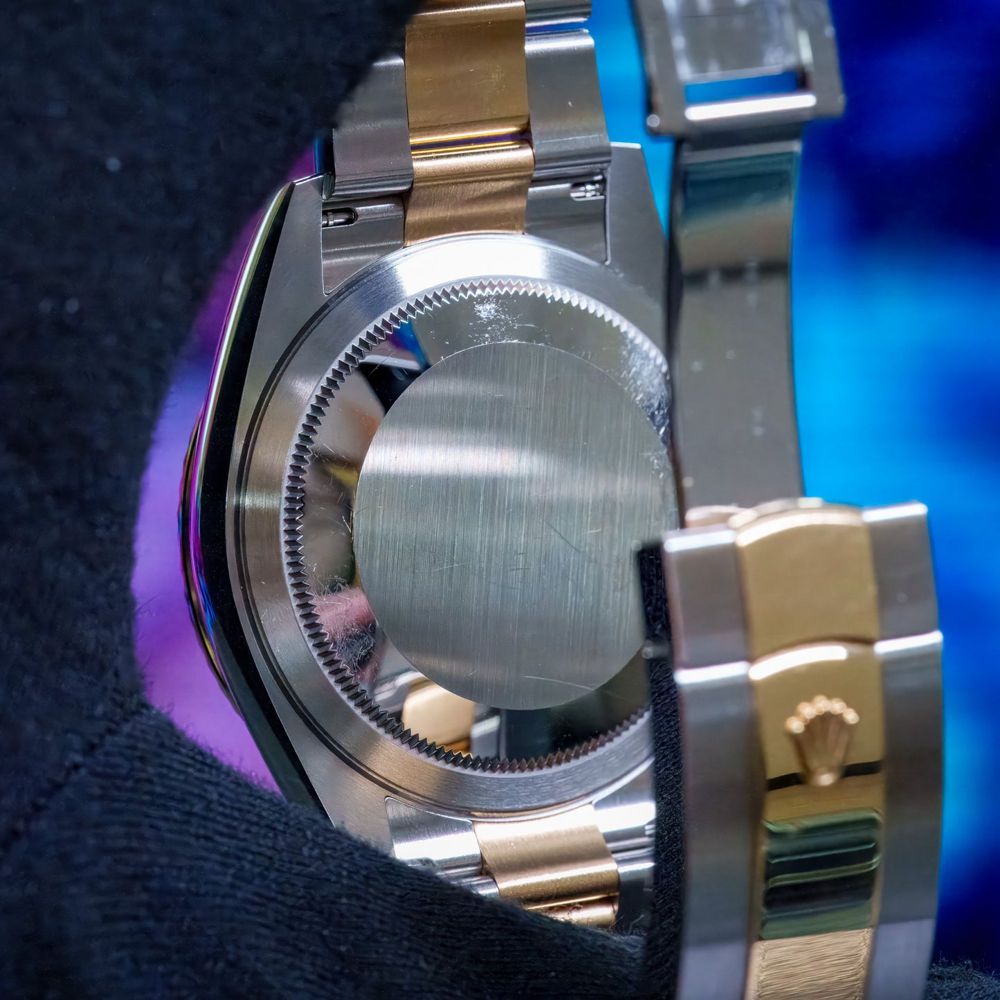 Rolex Sky-Dweller Black Dial Two Tone Gold - 336933