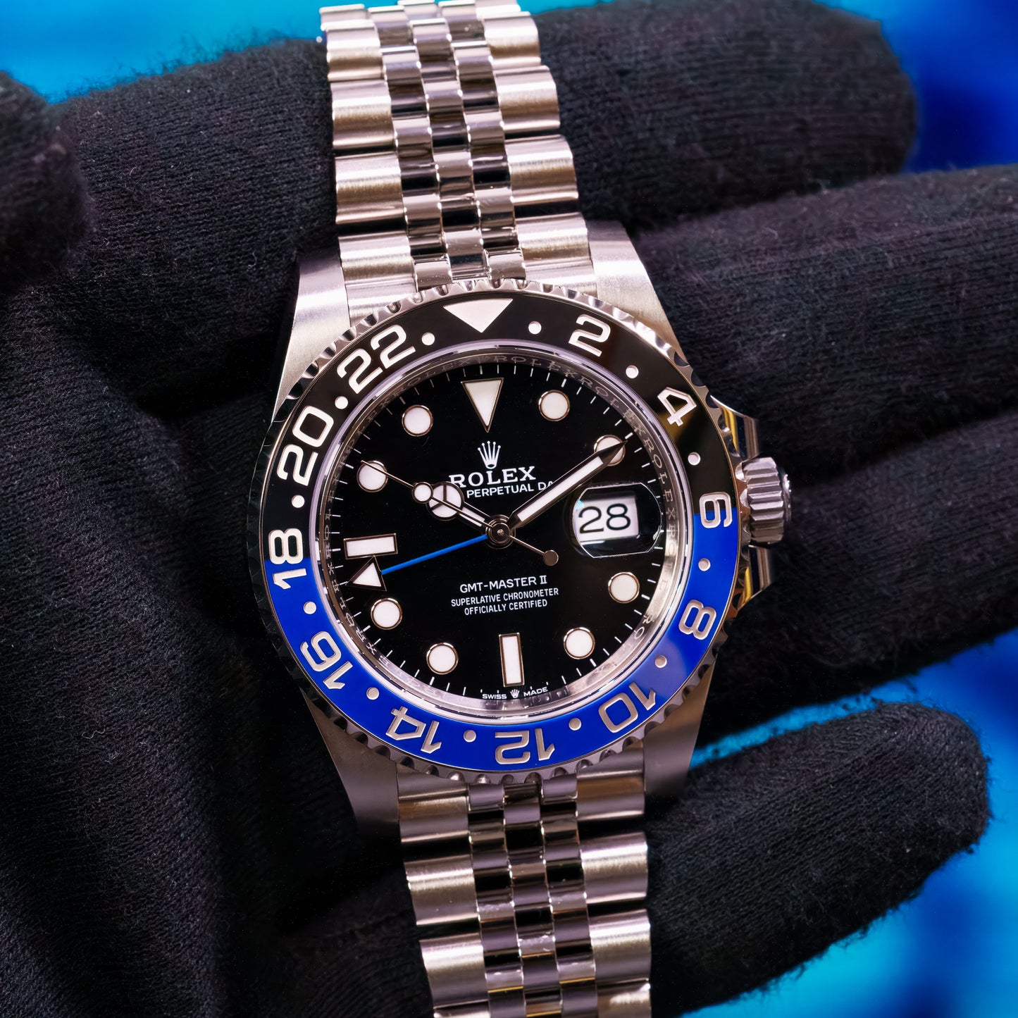 Rolex GMT Master II "Batgirl" 126710BLNR