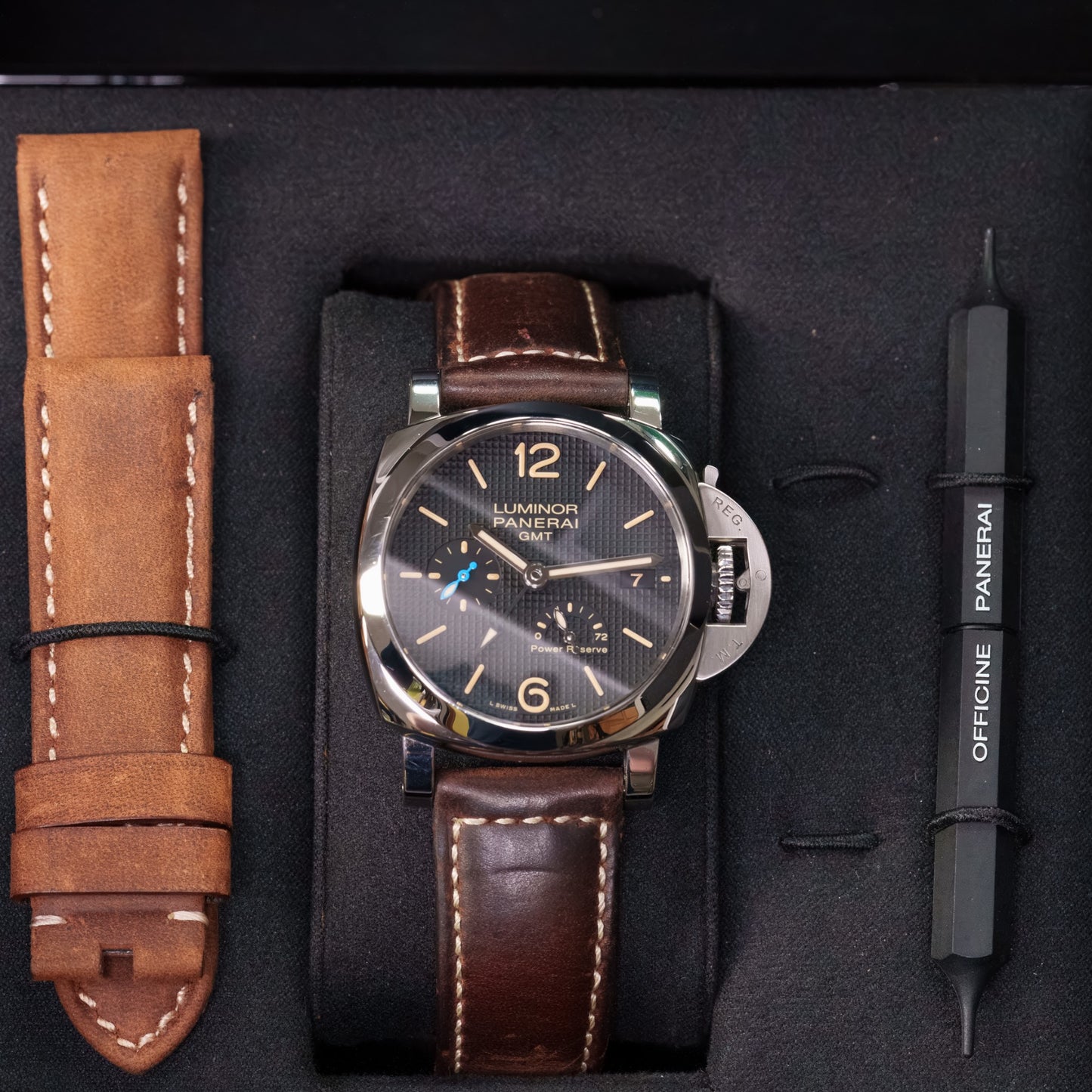 Panerai 1950 3 Days Gmt Power Luminor Reserve Pam01537 - PAM 01537
