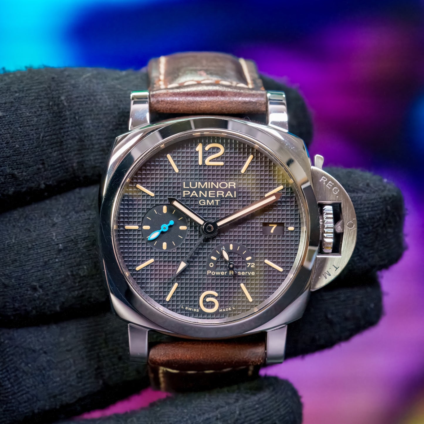 Panerai 1950 3 Days Gmt Power Luminor Reserve Pam01537 - PAM 01537