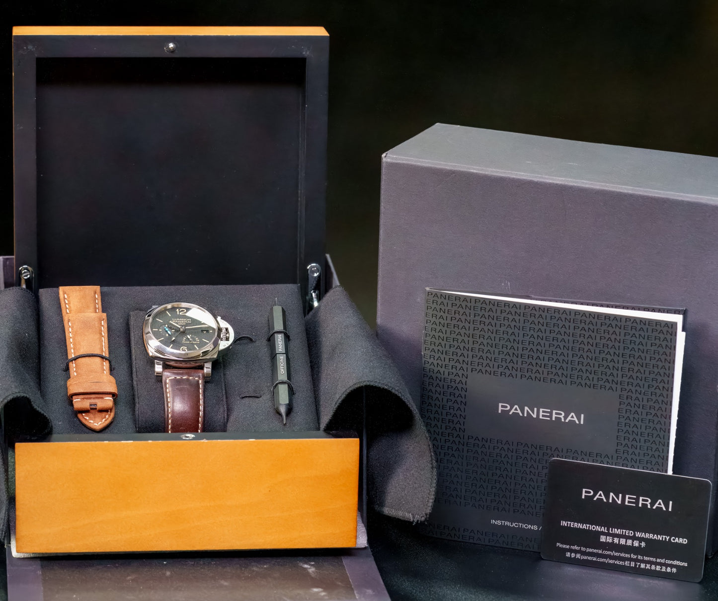 Panerai 1950 3 Days Gmt Power Luminor Reserve Pam01537 - PAM 01537