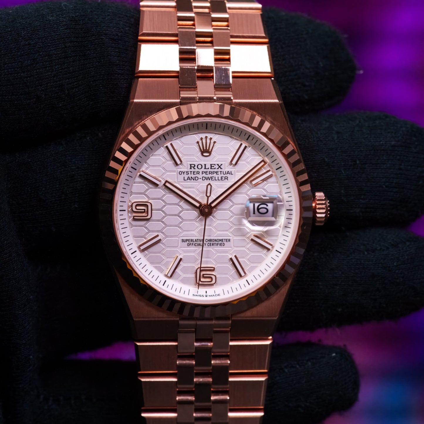 Rolex LandDweller Rose gold - 127335