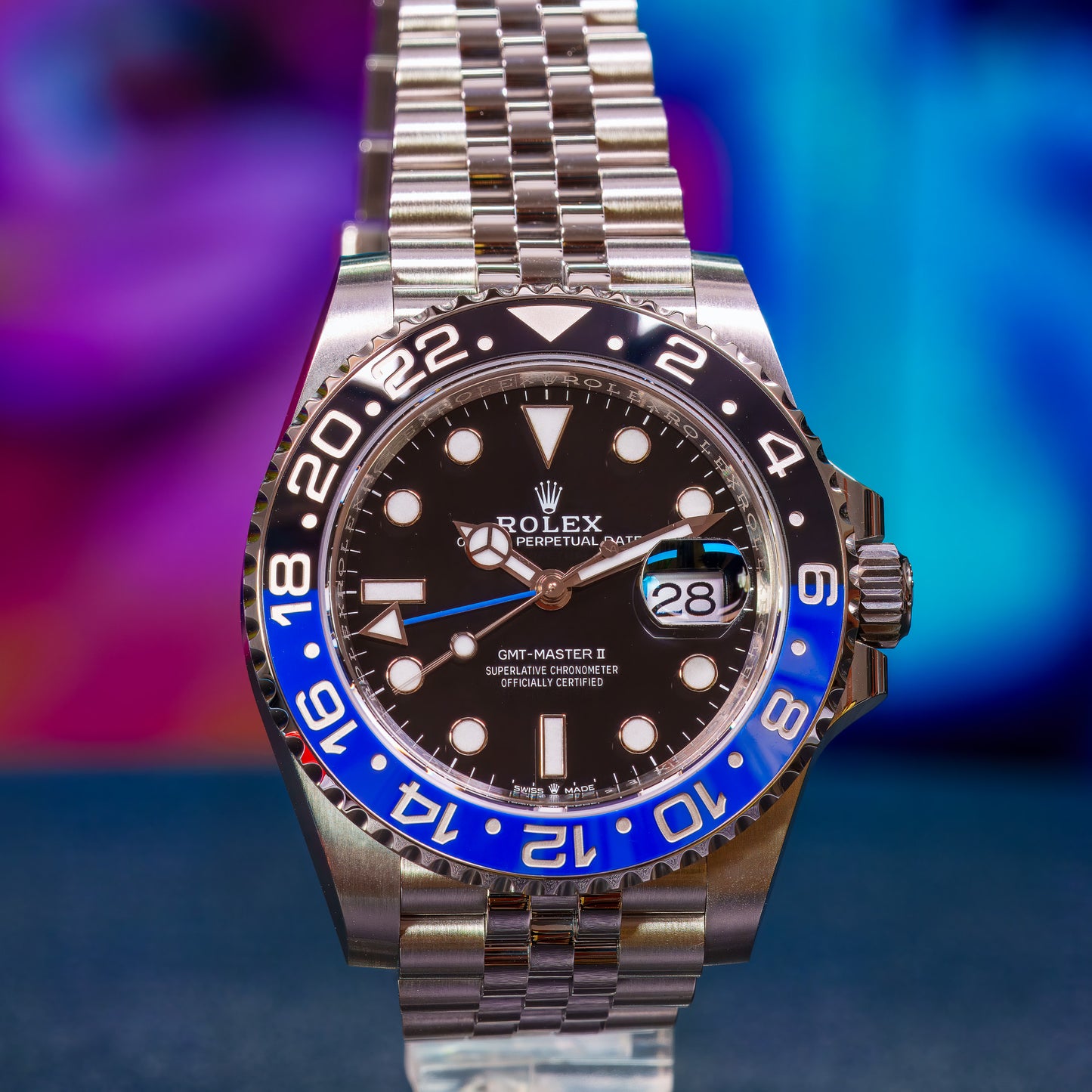 Rolex GMT Master II "Batgirl" 126710BLNR