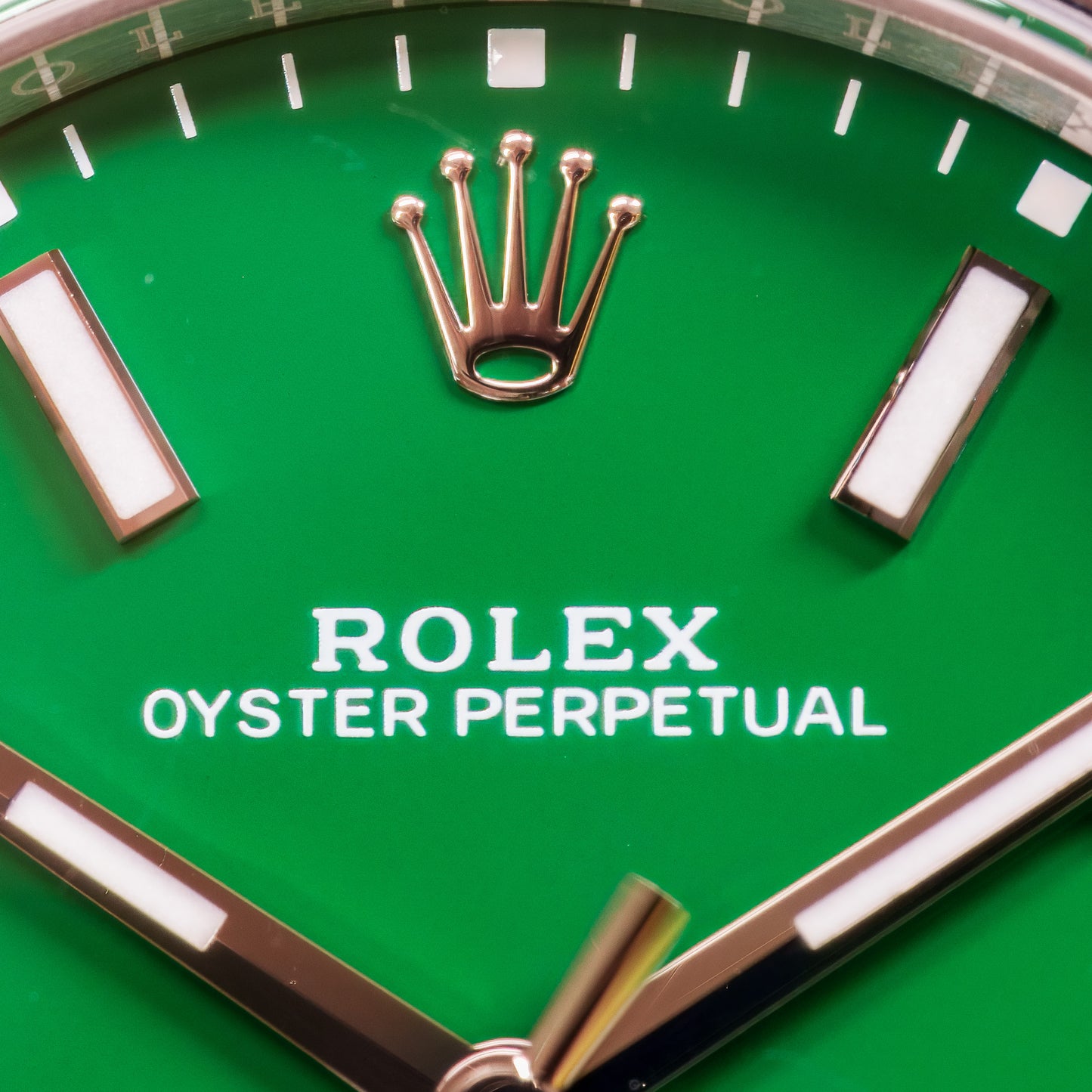Rolex Oyster Perpetual Green Dial - 124300
