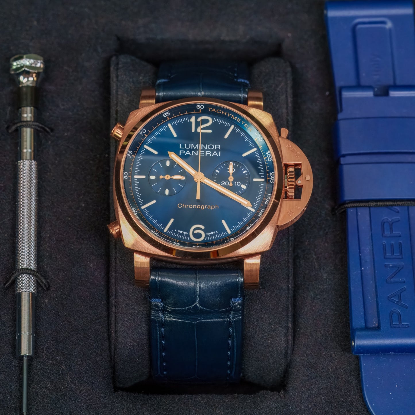 Panerai Luminor Blu Notte Goldtech- PAM01111