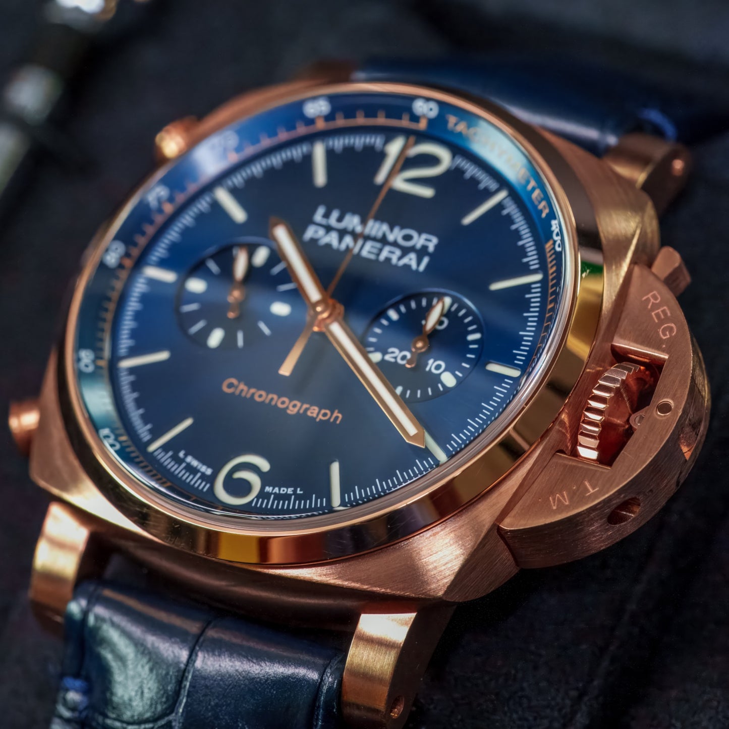Panerai Luminor Blu Notte Goldtech- PAM01111