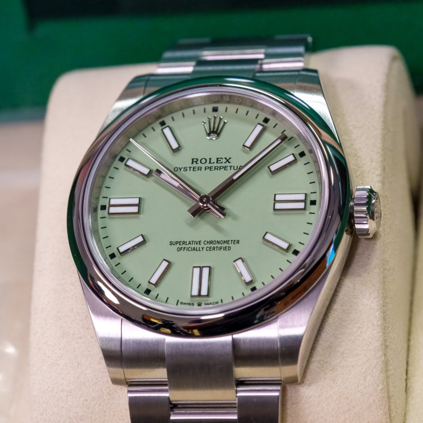 Rolex OP 41 Pistachio - 134300