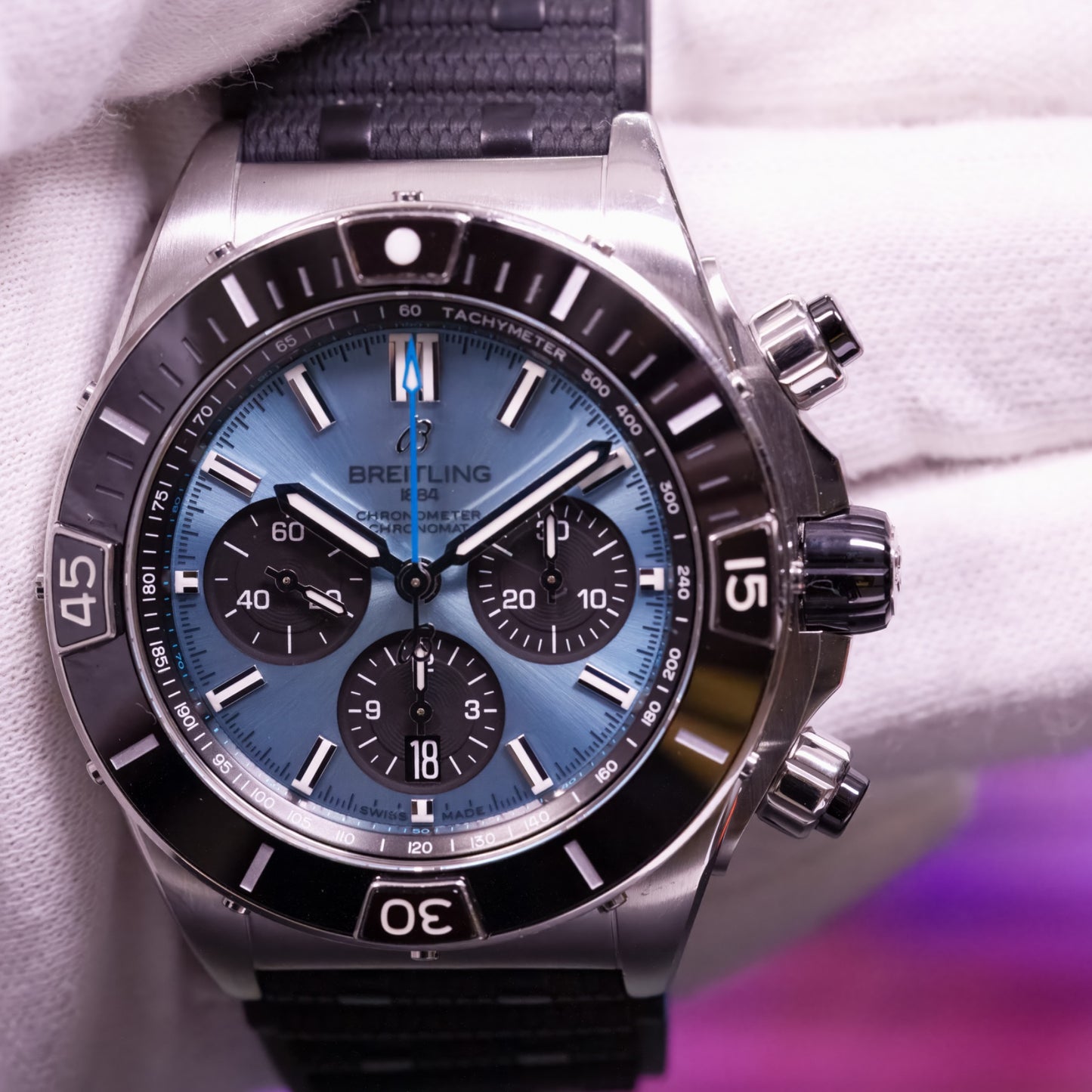 Breitling Super Chronomat B01 44 Ice Blue - PB0136251C1S1