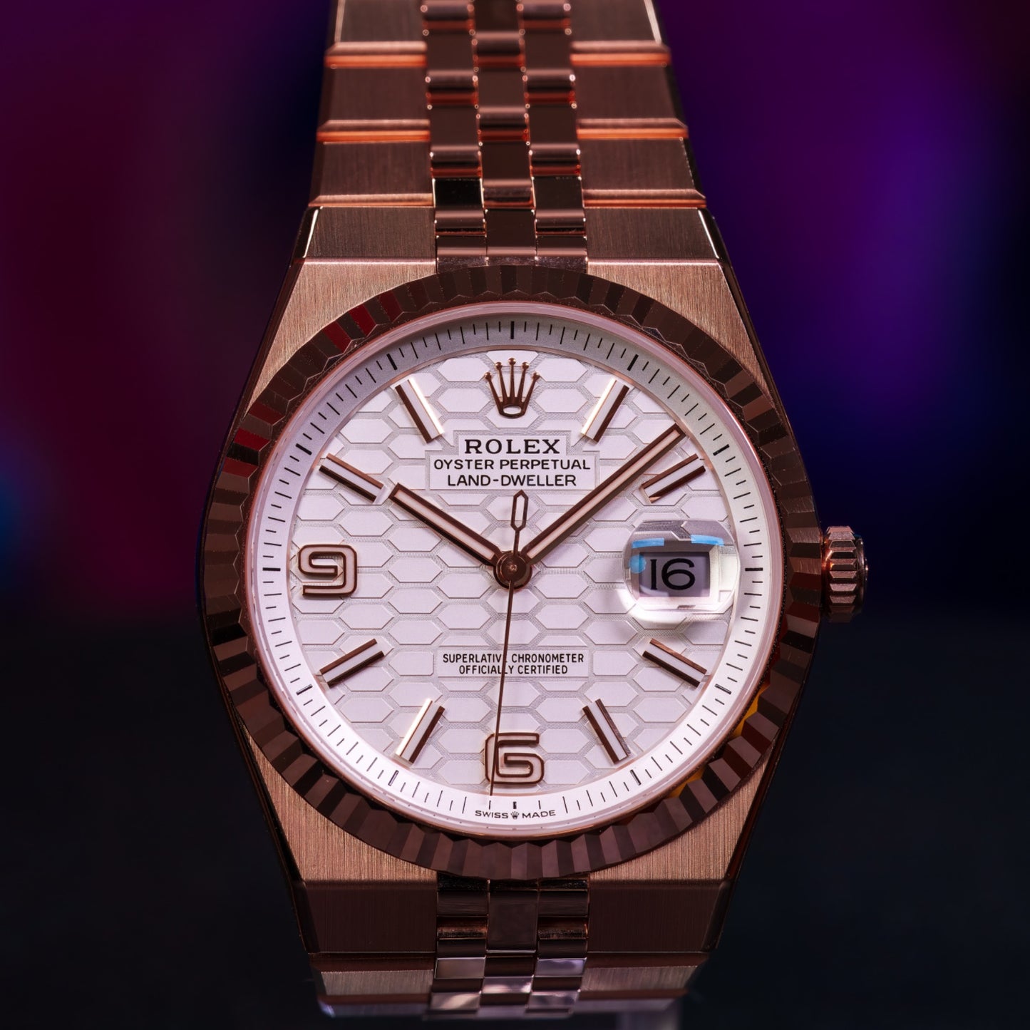 Rolex LandDweller Rose gold - 127335