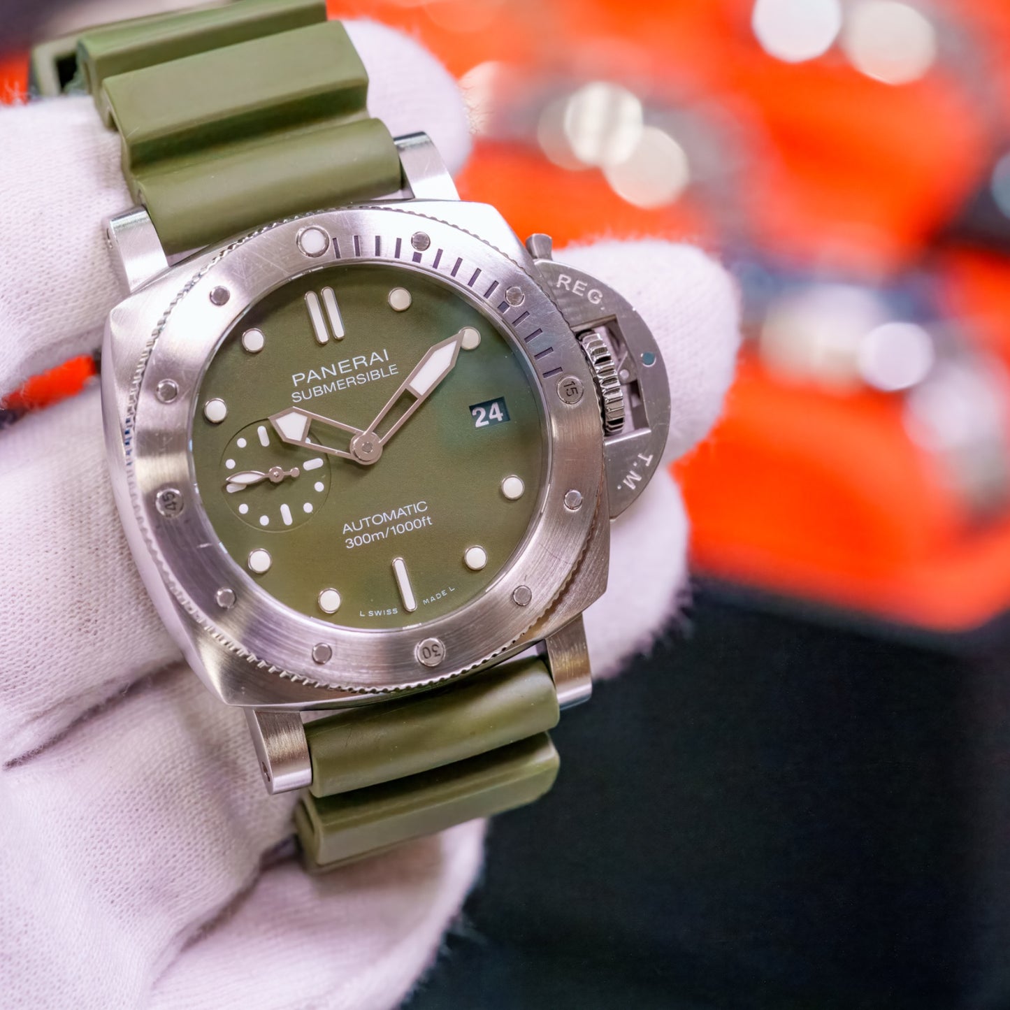 Panerai Luminor Submersible Verde - PAM01055
