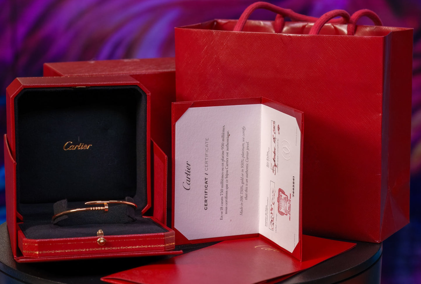Cartier Rose Gold Juste Un Clou Bracelet 19cm