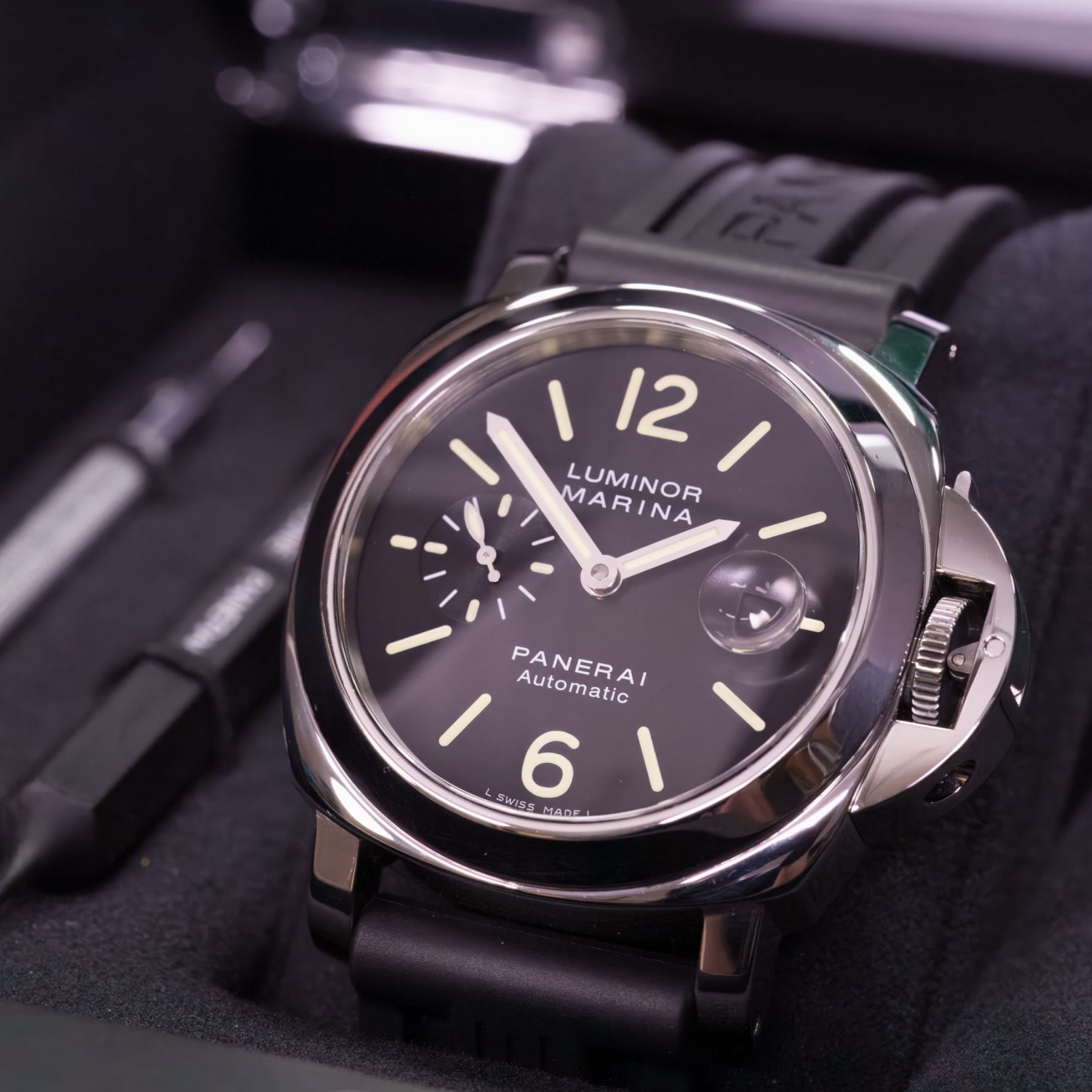 〇PANERAI LuminorMarina PAM00104 ベルト 8174 Panerai Luminor Marina - PAM00104 – Only Chrono