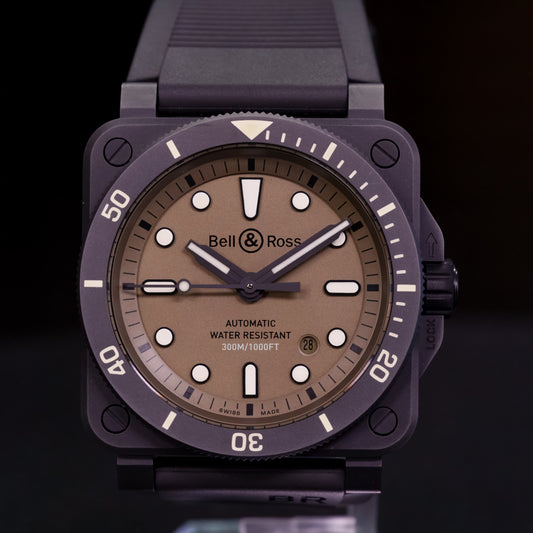 Bell & Ross Br 03-92 Diver Military Limited Edition - BR0392-D-KA-CE/SRB