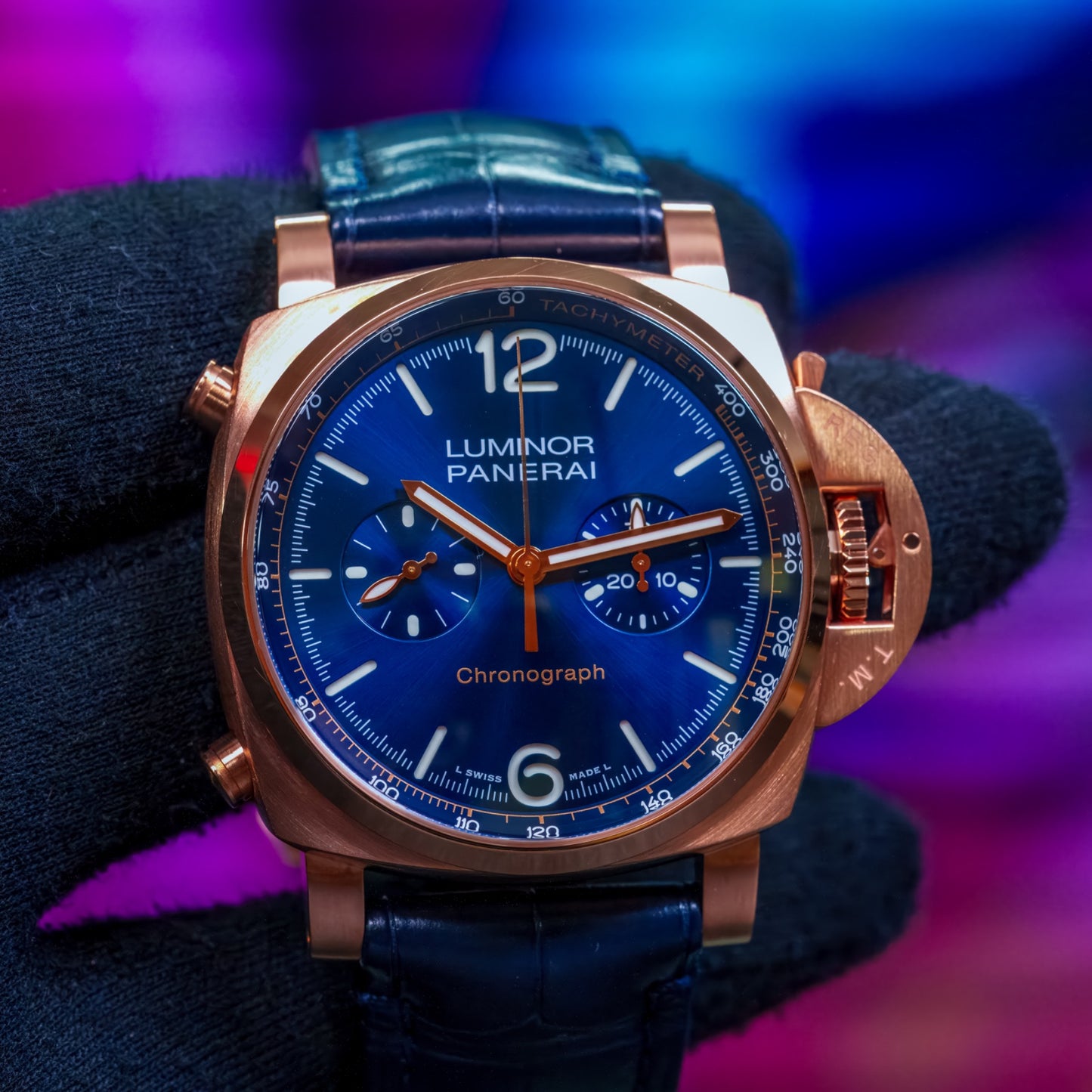 Panerai Luminor Blu Notte Goldtech- PAM01111