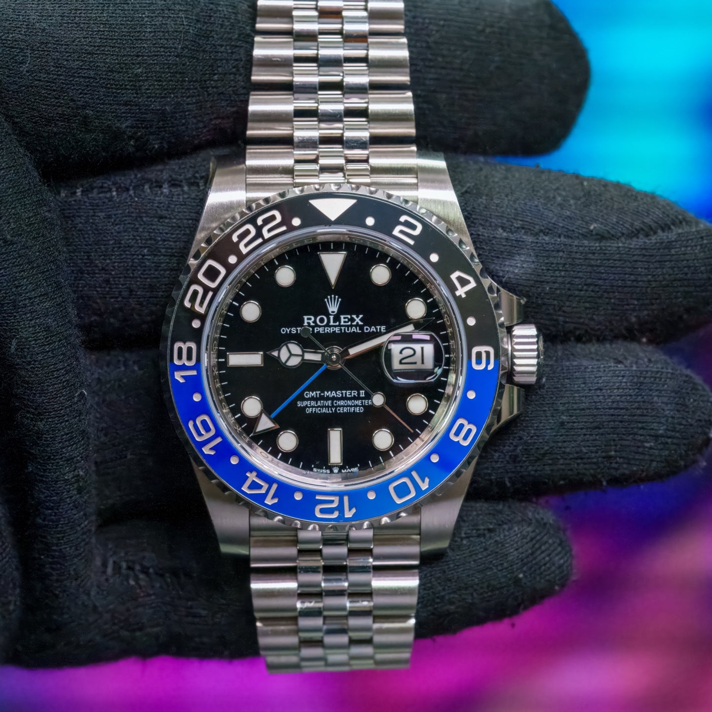 Rolex GMT-Master II Batgirl- 126710BLNR